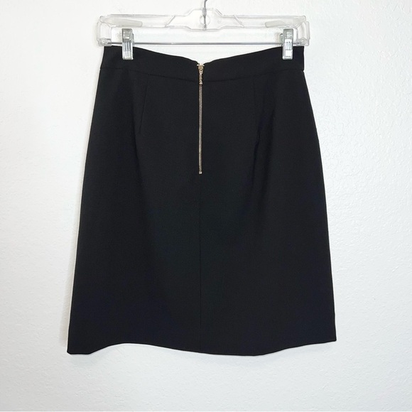 Kate Spade Skirt Women 4 Wool Blend Career Lined Gold Studded Bow Mini B18 - Picture 3 of 8